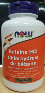 Betaine HCI with Protease (NOW)